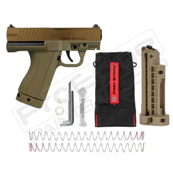 BUY FIRST STRIKE COMPACT FSC PAINTBALL PISTOL - TAN/BROWN