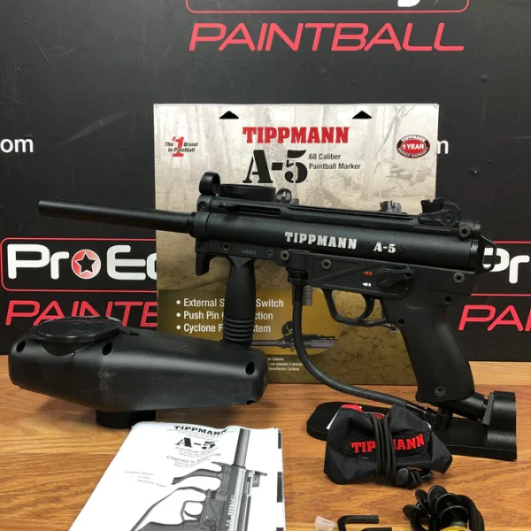 Buy STORE DEMO - TIPPMANN A5 SEMI AUTO PAINTBALL MARKER - BLACK