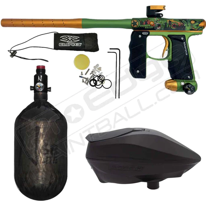 Buy EMPIRE MINI GS PAINTBALL MARKER - SPEEDBALL PACKAGE WITH NINJA 68/4500 HPA TANK