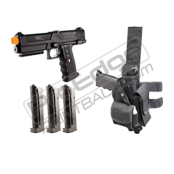 Buy TIPPMANN TIPX TRUFEED DELUXE PISTOL KIT - BLACK/BLACK